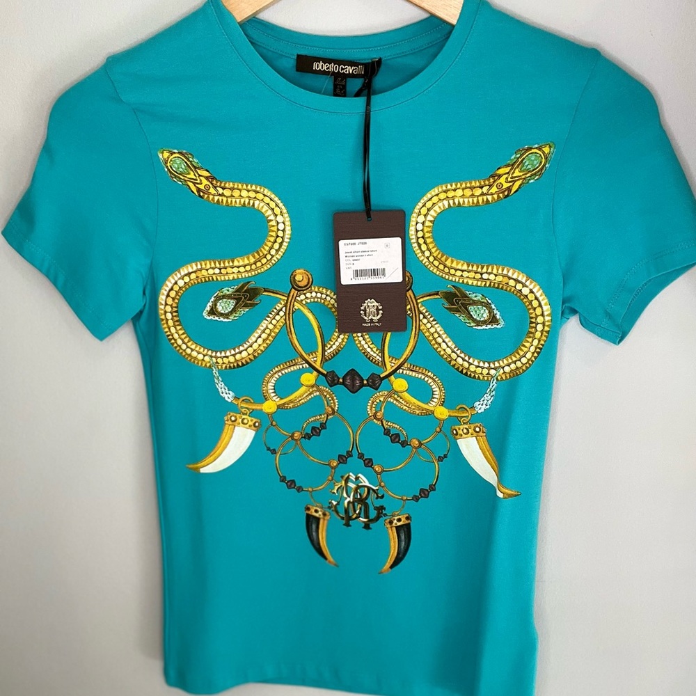 Roberto Cavalli | Jewel short sleeve T-shirt | S